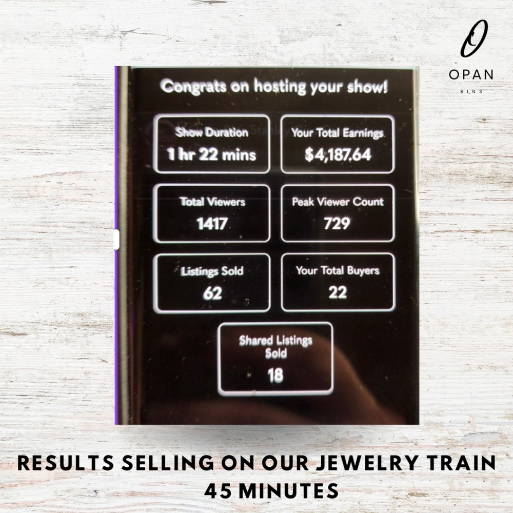 The Opan Bins JEWELRY TRAIN | FRIDAY DECEMBER 19TH - Picture 2 of 4